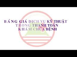 BẢNG GIÁ DỊCH VỤ KỸ THUẬT